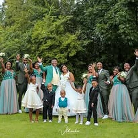Yanga and his bride: the family photos